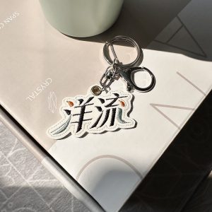 洋流 [橫式.黑] 行李吊牌 / 鑰匙圈 (材料欠缺 暫不接單QQ)
